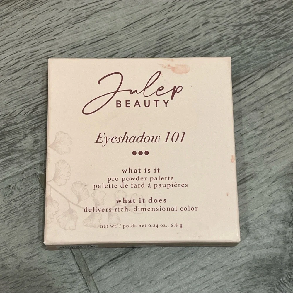 Julep Eyeshadow 101 Pro Powder Palette Rose‎ Golds Browns Full Size NIB 7 Shades